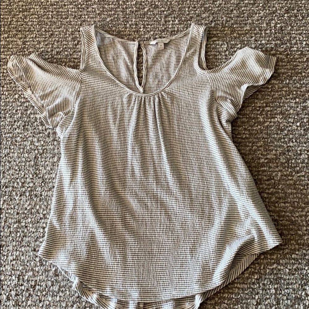 Lucky Brand cutout shoulder shirt